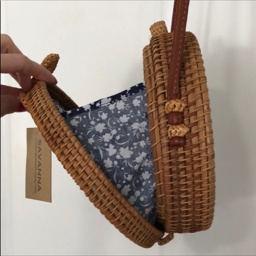🌺 HAND WOVEN SAVANNA PURSE 🌺 NEW AND UNIQUE 😍 - Picture 6 of 6